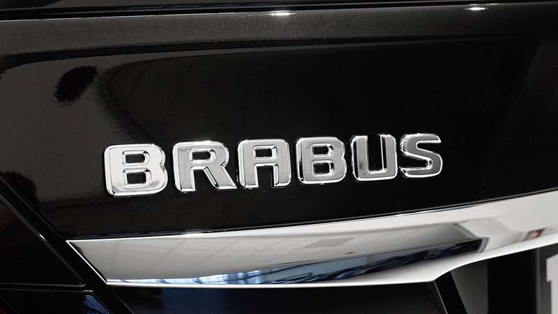 Mercedes Brabus rear badge
