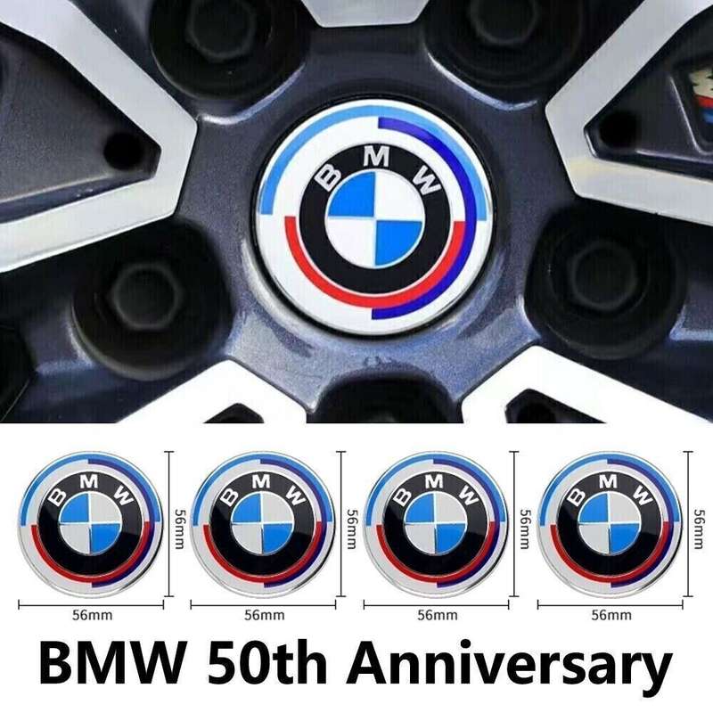 BMW 50th annivesary center caps (56mm)