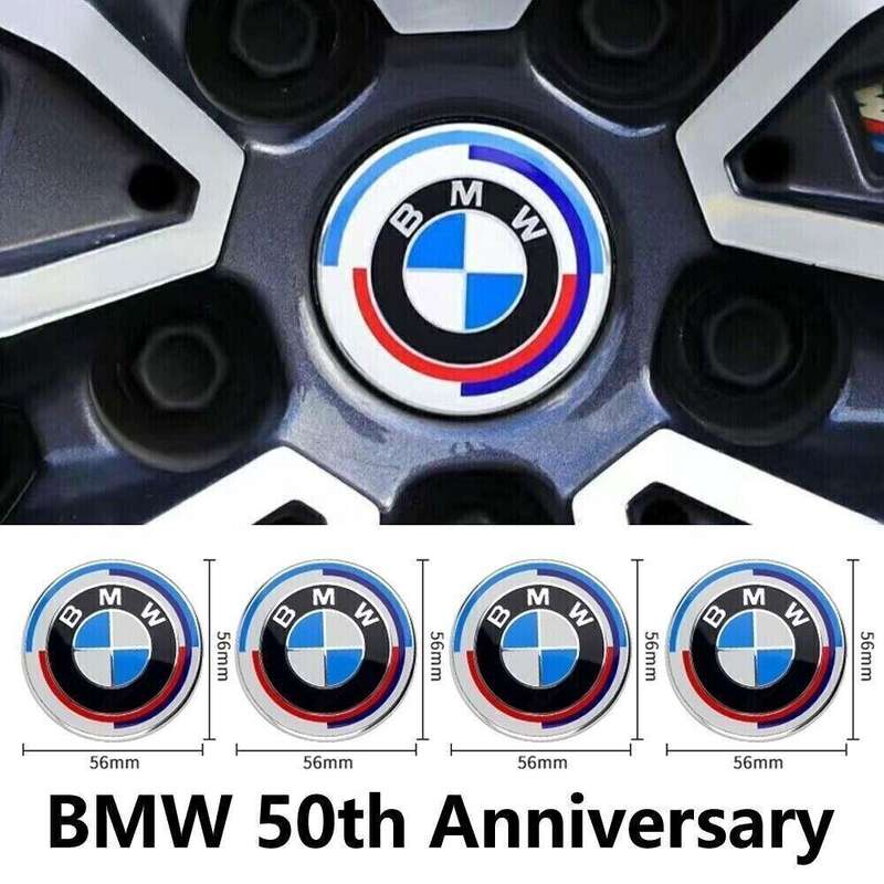 BMW 50th annivesary emblem set (8 piece set)