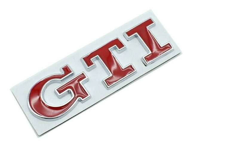 VW GTI rear badge