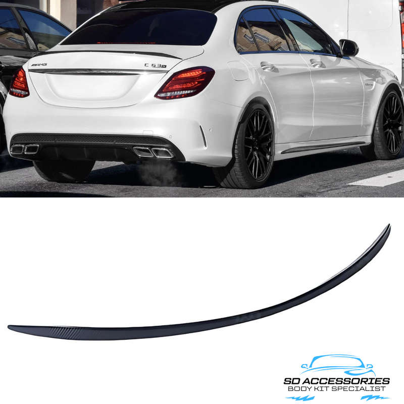 Mercedes W205 C63 style spoiler