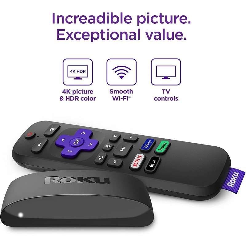 Roku Express 4K+ Streaming Media Player HD/4K/HDR