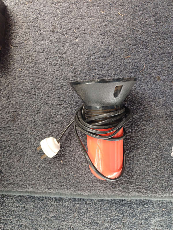 Orange studio light