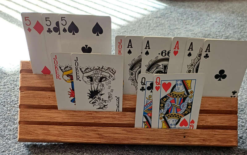 Playing card holder