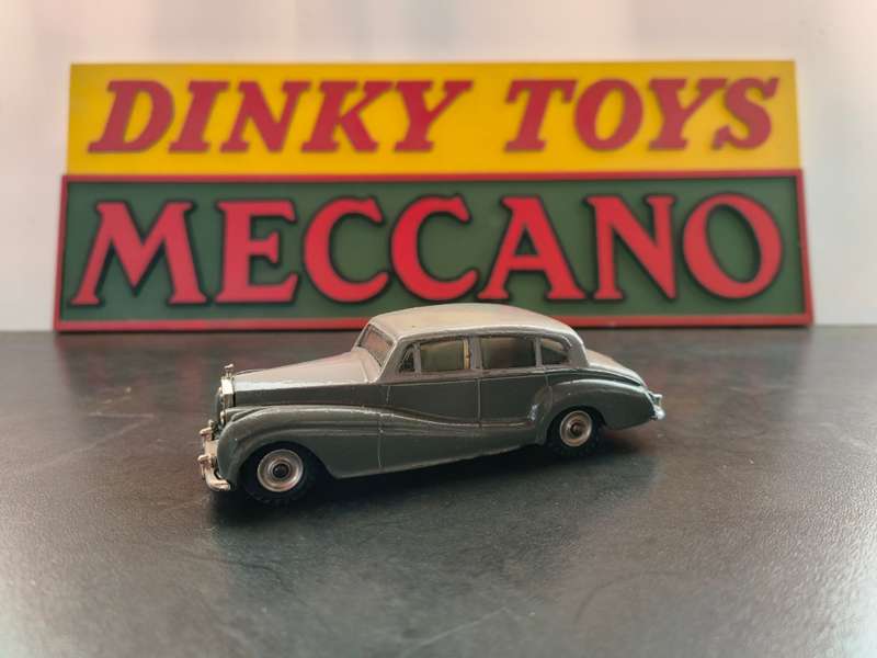 Dinky Toys 150 Rolls Royce - 2-Tone Grey - Excellent Restoration