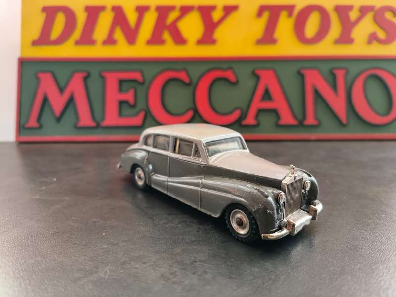 Dinky Toys 150 Rolls Royce - 2-Tone Grey - Excellent Restoration