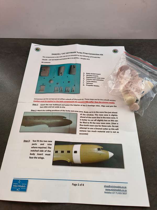 Douglas DC-3 Dakota to Turbo Dak Combo - Mint in Box (Last one)