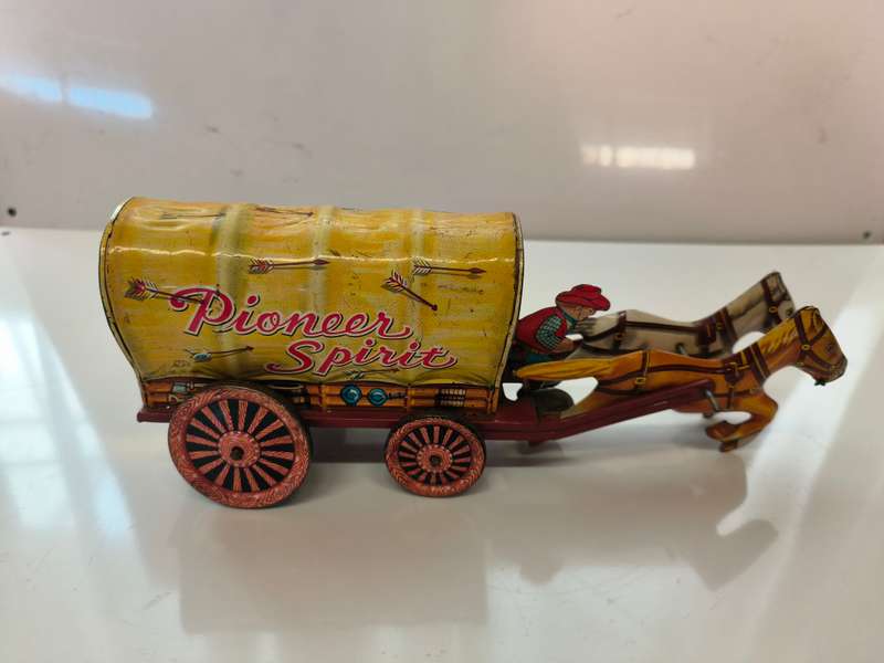Tinplate (Vintage 1950's) Pioneer Wagon