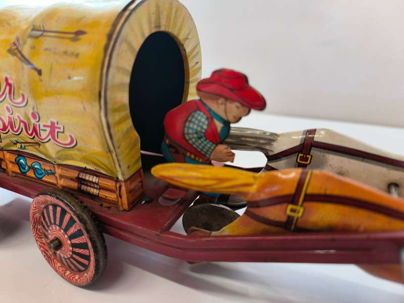 Tinplate (Vintage 1950's) Pioneer Wagon