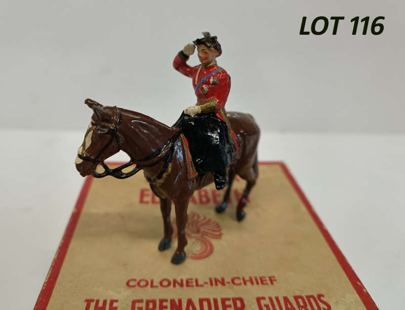 Britains #2065: H.M.Queen Elizabeth CIC Figure "Grenadier Guards" MIB