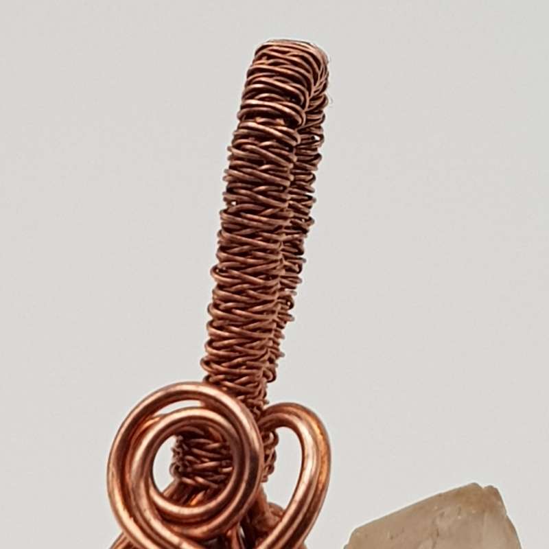 Rhodonite Wire-wrapped Pendant