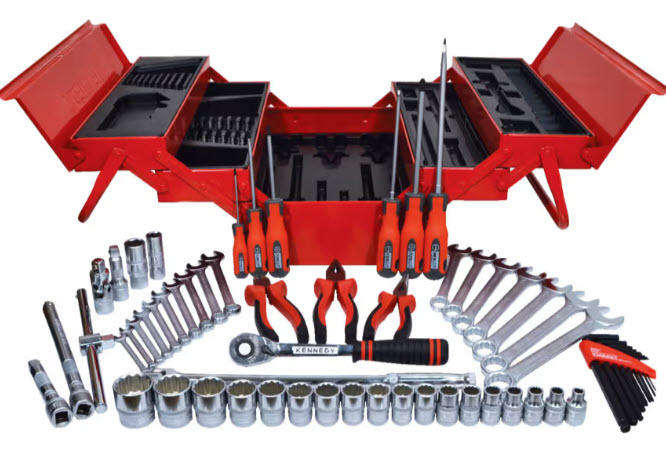 Kennedy Cantilever Toolbox 62 Piece, at Takealot R6 045