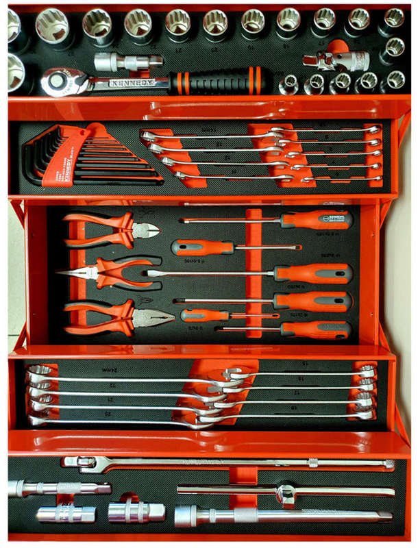 Kennedy Cantilever Toolbox 62 Piece, at Takealot R6 045