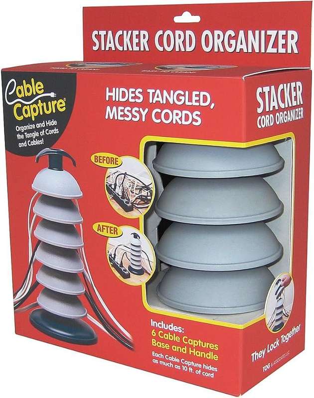 Cable Capture Stacker Cord Organizer brand new.