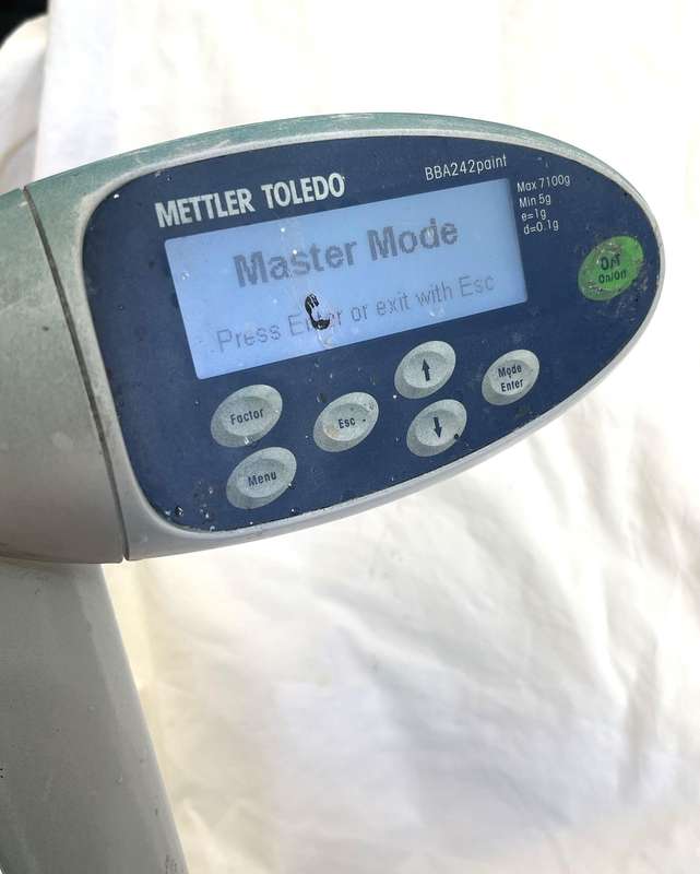 Mettler Toledo BBA242 Paint Scale with Power Supply from Switzerland.