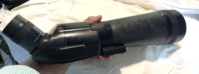 Kowa TSN-821 82mm Angled Spotting Scope.