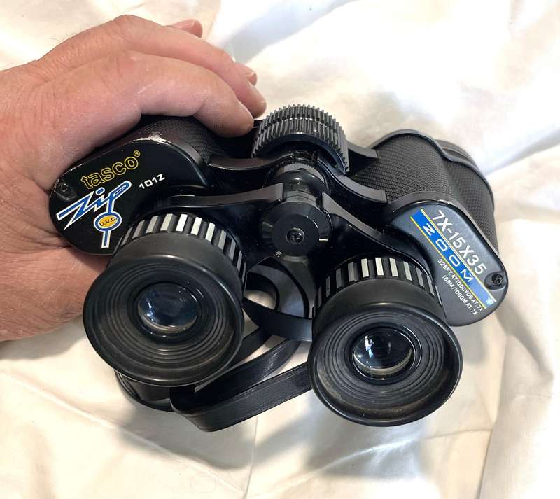 Tasco 101Z-The Zip zoom wonder binoculars made in Japan.