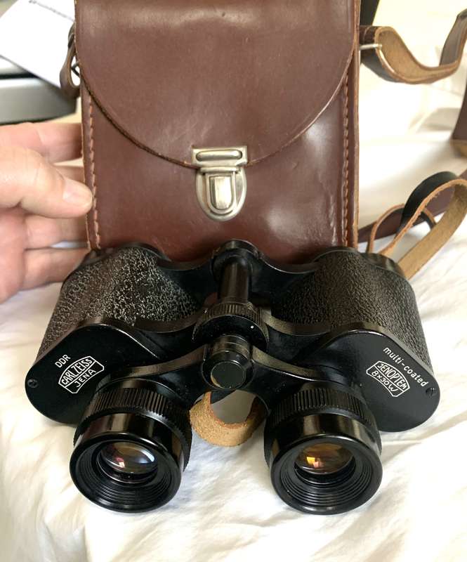 Carl Zeiss Jena Jenoptem 8x30W in a soft leather case.