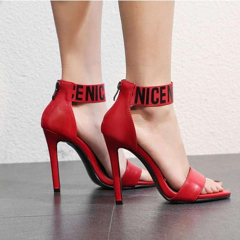 Party Platform Open-Toen Heels