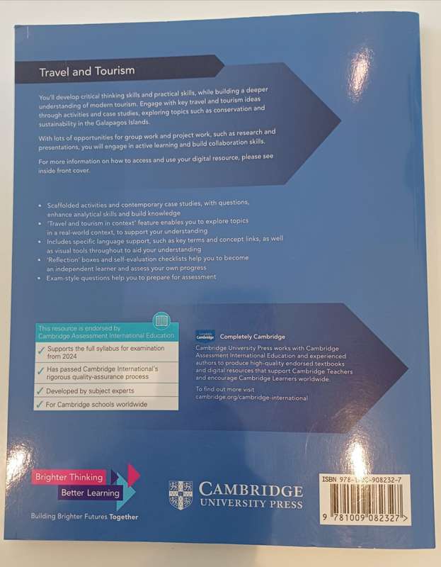 Cambridge AS & A Level Travel and Tourism - Third ed. (with digital access)