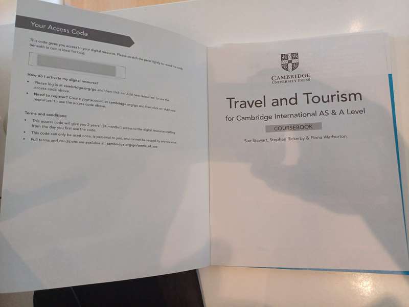 Cambridge AS & A Level Travel and Tourism - Third ed. (with digital access)