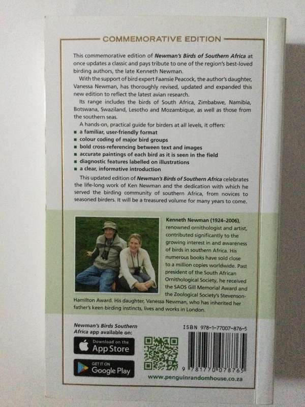 Newmans Birds of Southern Africa, Commemorative Edition, 2010