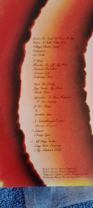 Stevie Wonder Songs In The Key Of Life
