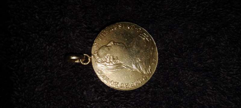 Thaler coin pendant