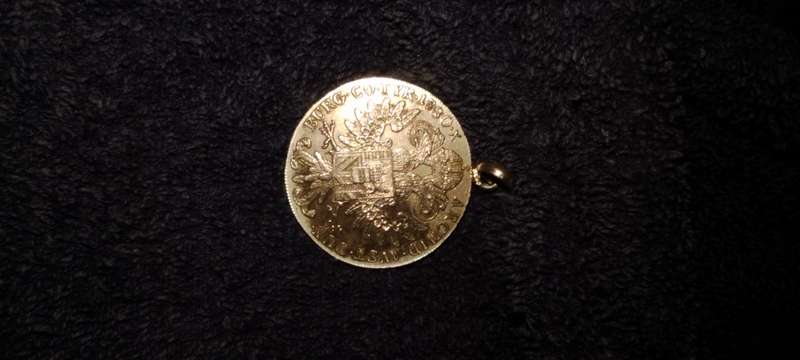 Thaler coin pendant