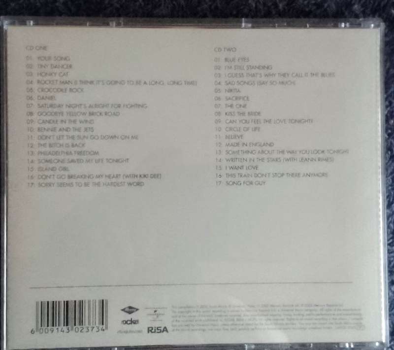 Elton John Greatest Hits 1970 - 2002 (DOUBLE CD)