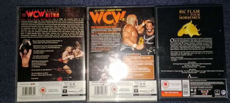 (8 DVDs) Ric Flair & Four Horsemen + WCW Nitro Vol I and Vol 2