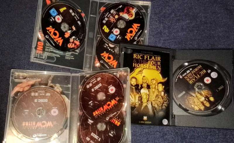 (8 DVDs) Ric Flair & Four Horsemen + WCW Nitro Vol I and Vol 2