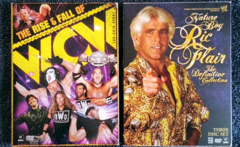 (Region 1 dvds) Ric Flair The Definitive Collection + The Rise and Fall of WCW