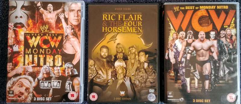 (8 DVDs) Ric Flair & Four Horsemen + WCW Nitro Vol I and Vol 2