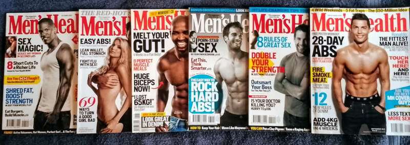 6 Men's Health Magazines