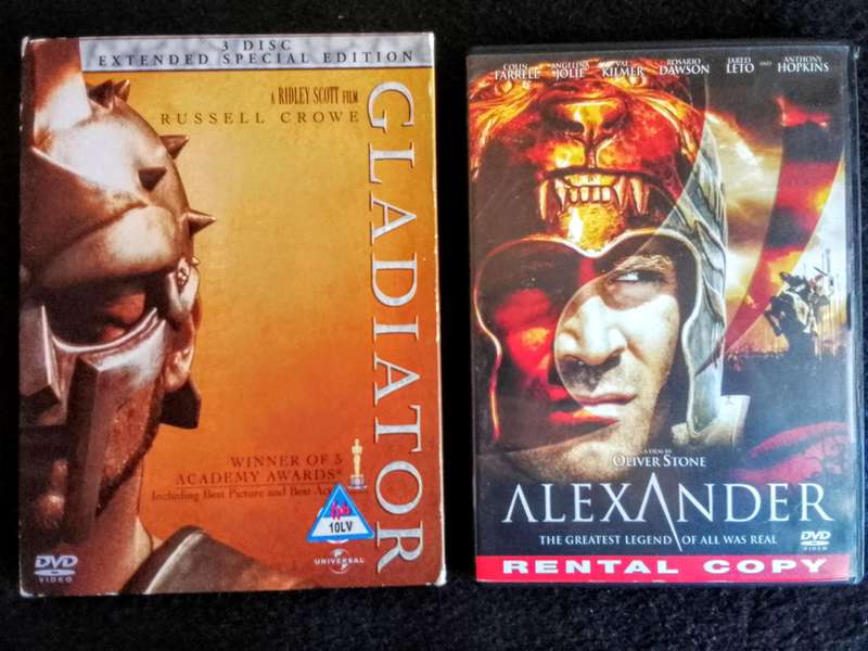 DVD Combo: Gladiator + Alexander
