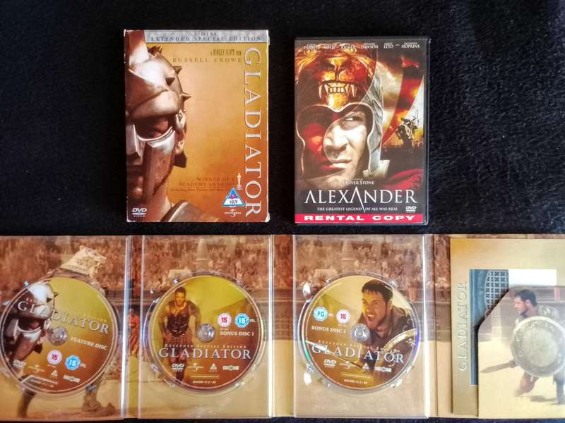 DVD Combo: Gladiator + Alexander