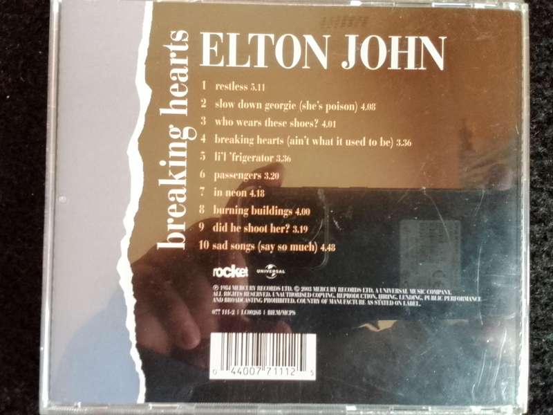 Elton John Breaking Hearts