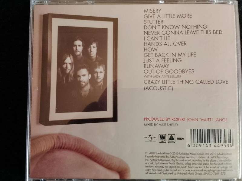 Maroon 5 Hands All Over