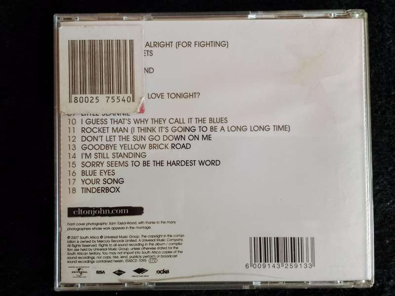 Elton John Rocket Man Definitive Hits