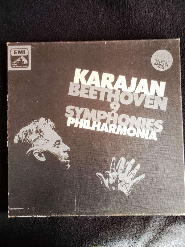 Beethoven The 9 Symphonies Karajan (7 LP boxset)