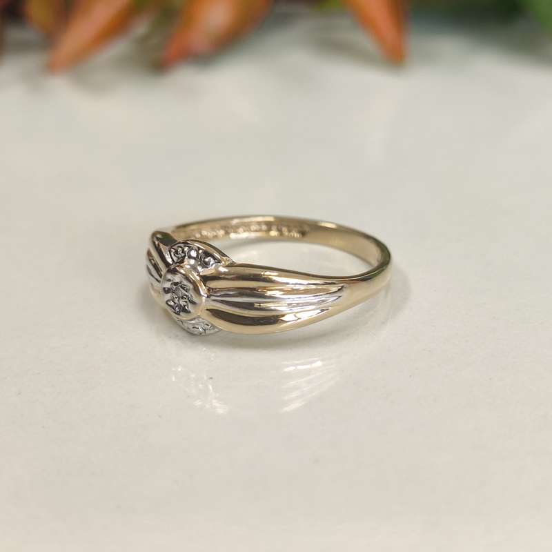 Yellow Gold Ring #cc020