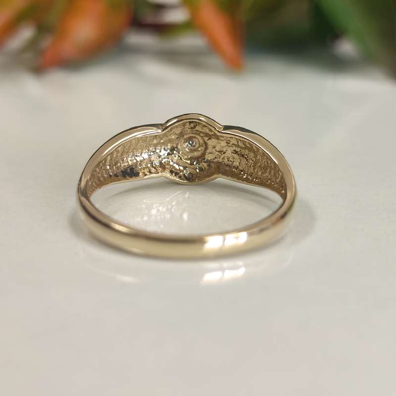 Yellow Gold Ring #cc020