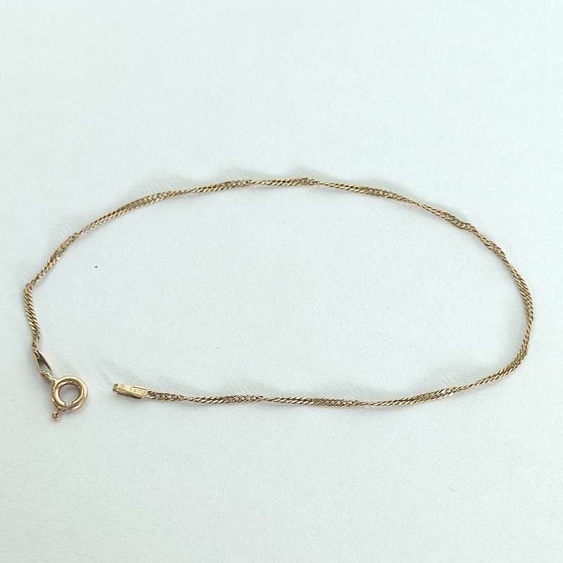 Yellow Gold Bracelet #cc019
