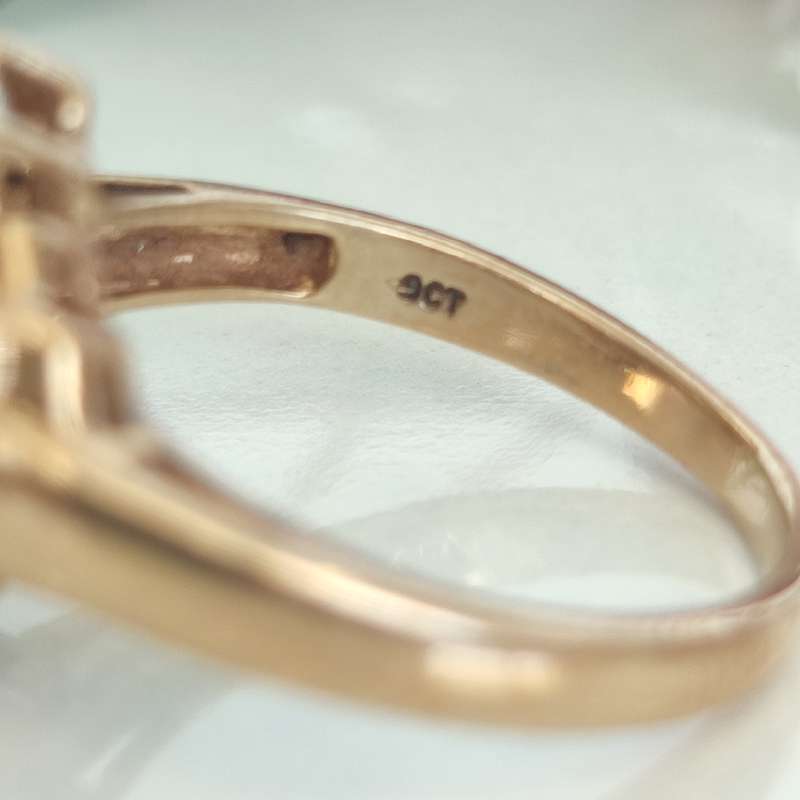Gorgeous Yellow Gold and Diamonds Ring #cc035