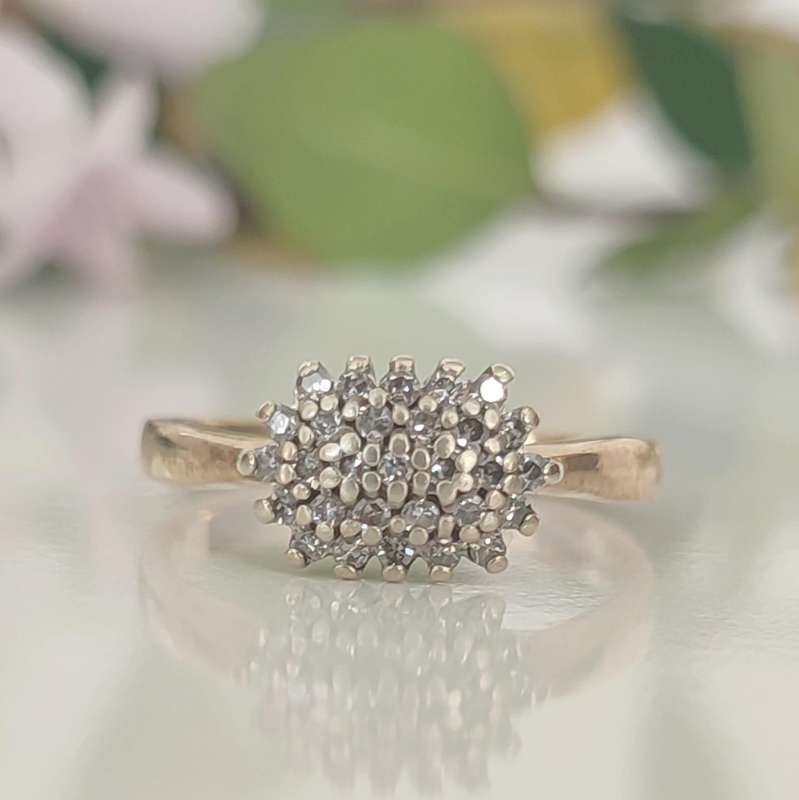 Vintage Diamond Ring #vc012