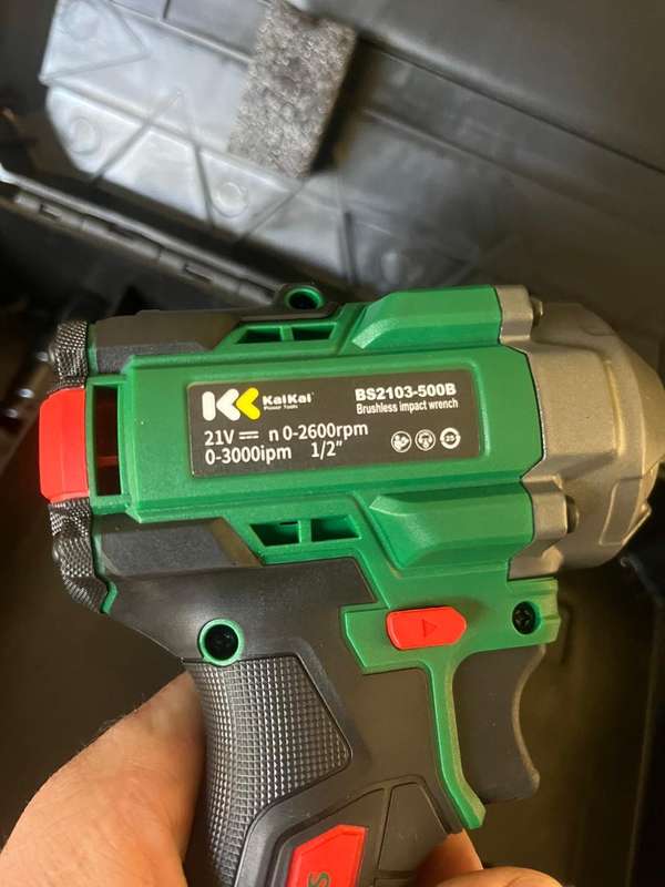 21v Cordless Brushless Impact Wrench 1/2