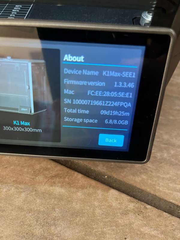 Creality K1 max 3d printer