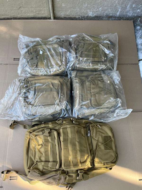 5 x Tactical backpack Brand new