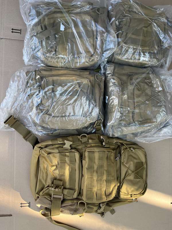 5 x Tactical backpack Brand new